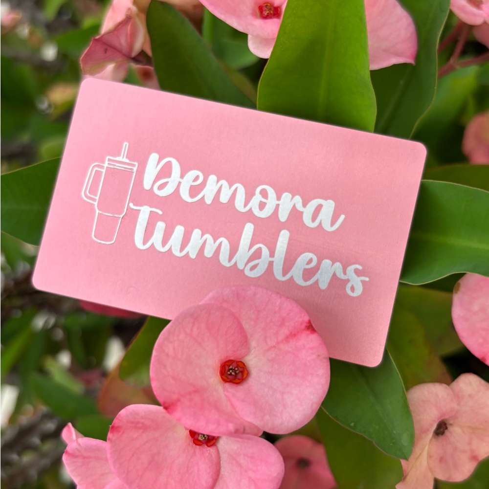 ✨Custom Design Demora Tumblers✨